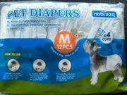 Pampersy pieluchy dla psa kota rozmiar M, waga 4-8kg - 31szt.