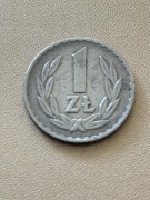 Moneta 1 zł 1975  bzm  stan bdb