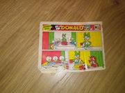 Historyjka obrazkowa komiks z gumy balonowej Donald lata 80 Maple Leaf