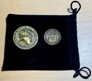 2 monety Oreny z gry Wiedźmin II i III CD PROJEKT RED + czarna sakiewka 