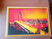 Puzzle 1000 elementów Golden Gate Bridge Most San Francisco 75cmx50cm