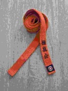 Pas Karate pomarańczowy dziecięcy 210 cm