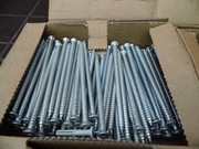 Wkręty do ościeżnic 7,5x132mm Stożkowe TORX 100 szt. Do montażu okien