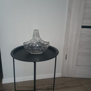 Wazon kryształ koszyk wysoki 24cm, długi 26cm