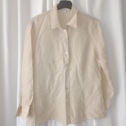 100% cupro jedwabna bluzka beżowa