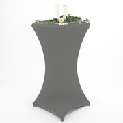 Elastyczny pokrowiec na stolik szary 80 cm x 110 cm