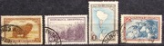 Argentyna 1936 r. Mi 421, 422, 427, 428