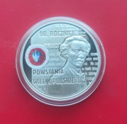 10 ZŁOTYCH POWSTANIE WIELKOPOLSKIE 2008 rok - srebro AG