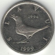 Chorwacja 1 kuna 1999 - 22,5 mm - 5 lat waluty narodowej - nr 2 