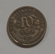 Moneta Chorwacja. 10 lipa. 2003 r.