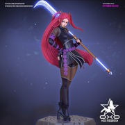 Figurka druk 3D żywica 12K " Mira - Kpop Demon Hunters - F1181 " - 180 mm