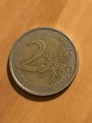 Rzadka moneta 2 Euro rok 2001 Holandia Królowa 