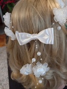 Stroik na włosy komunia ślub