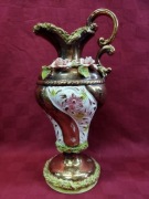 Wazon ITALY złoty kwiaty 37cm 410225