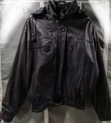 Kurtka skórzana bomberka