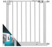 Bramka KIDIZ 74–87 cm szara + rozszerzenia 7 i 14 cm