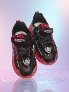 Buty dziecięce Spiderman świecące, rozmiar 25, wkładka 14,7 cm, stopa 13,7