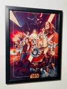 Plakat w ramce Star Wars prezent