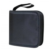 Etui, Segregator na 24 szt. CD, DVD, tekstylny, czarny, album