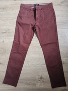 Spodnie męskie materiałowe Casual Top Secret używane co dzień bordo 33/34 L