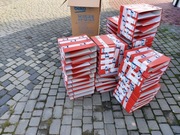 segregatory gr. 55-80 mm, czerwone, 64 szt.