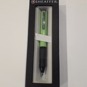 Długopis SHEAFFER Award limonkowy + chromowane dodatki SH 9192