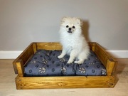 Ręcznie robione legowisko dla psa S 60x40 cm