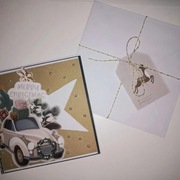 Kartka bożonarodzeniowa ręcznie robiona