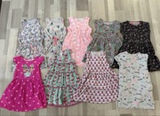 122 Mega zestaw Markowe sukienki wiosna H&M Primark Cool club 5.10.15 L.O