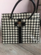 Torebka czarno-biała