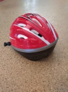 Kask rowerowy czerwony M