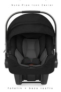 Fotelik samochodowy 0-13 kg + baza fotelik tyłem Nuna Pipa Icon 8 gwiazdek