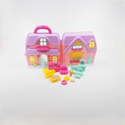 mały domek dla lalek z akcesoriami 11 sztuk Moya Mia Pepco