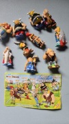 Kinder figurki kolekcjonerskie z serii Asterix i wikingowie, pełna seria