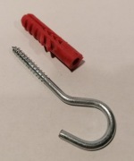 KOŁEK ROZPOROWY 8x38 z haczykiem 3,8 sztuk 10 w kpl