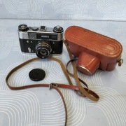 Stary aparat fotograficzny FED super stan 