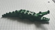 LEGO  FIGURKA KROKODYL ALIGATOR JASNOZIELONY 6026c01