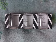 Zestaw szklanek Homla x Marylin Monroe NOWE cytaty autograf z czarnym rimem