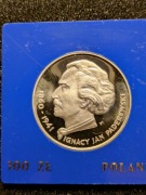 100 zł srebrna moneta PADEREWSKI. 0,33 uncji (oz) Ag 999. Czytaj opis.