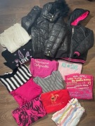 Zestaw ubrań 13 sztuk mega paka 146 152 cm dziewcz