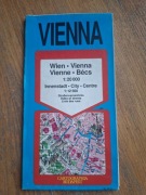 Mapa Vienna 1:20 000 centrum 1:12 500