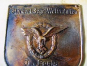 100% Oryginalna Klamra Wermachtu +Odznaka Luftwaffe 1942r z Lasów Helu?