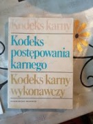 KODEKS KARNY KODEKS POSTĘPOWANIA KARNEGO