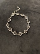 Nowa bransoletka błyszczące kamienie 