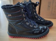 Zimowe kozaki trzewiki śniegowce ocieplane BARTEK, 38 stan idealny