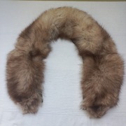Lis naturalny obszycie kaptura przypinka dopinka kołnierz 90 cm