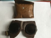 Okulary motocyklowe przeciwpyłowe Wehrmacht Schutzbrille 