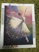 Haft diamentowy baletnica 30 x 40