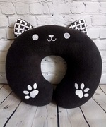 Poduszka na szyje Kot, Turystyczna, Zagłówek, Maskotka Zabawka Kotek