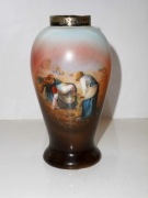 Wazonik Angielski -porcelana i srebro ok 1909r.